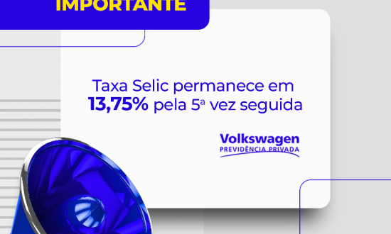 Taxa Selic permanecerá em 13,75%